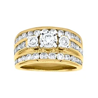Diamond Dinner Ring 10K Yellow Gold (2.00 ct tw)