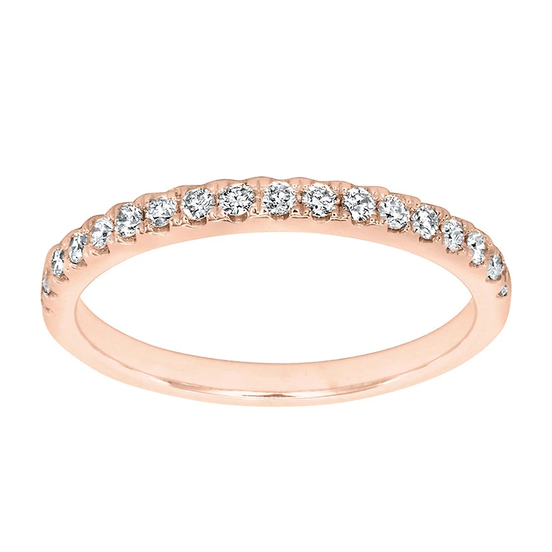 Matching Diamond Wedding Band 14K Rose Gold (0.20 ct tw)