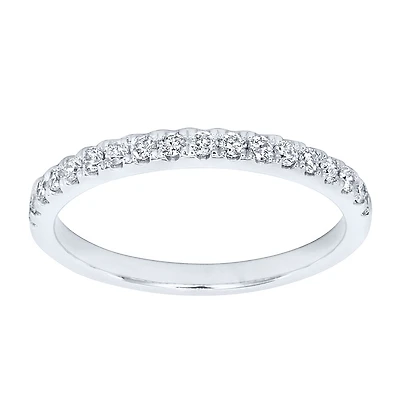 Matching Diamond Wedding Band 14K White Gold (0.20ct tw)