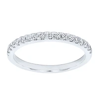 Matching Diamond Wedding Band 14K White Gold (0.20ct tw)