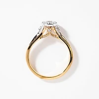 10K Yellow and White Gold Diamond Engagement Ring (0.50 ct tw)
