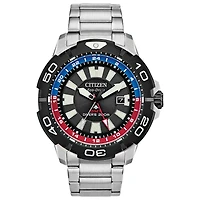 Citizen Promaster GMT Divers Watch With Blue and Red Inner Bezel | BJ7