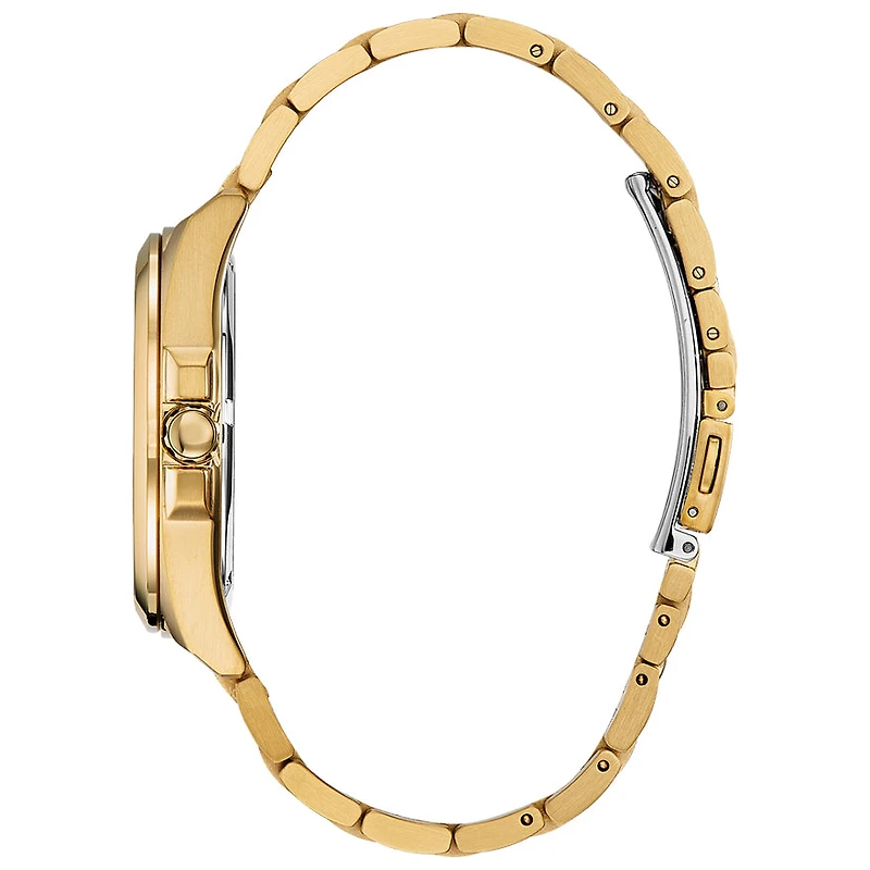 Citizen Corso Eco-Drive Blue Dial Gold Stainless Steel Watch | BM7103-