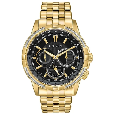 Citizen Eco-Drive Calendrier Gold Tone | BU2082-56E