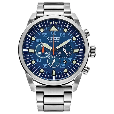 Citizen Eco-Drive Avion Blue Dial Watch | CA4211-72L