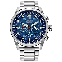 Citizen Eco-Drive Avion Blue Dial Watch | CA4211-72L