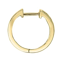Channel Set Hoop Earrings in 10k Yellow Gold (0.15ct tw)