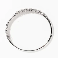 Diamond Bangle Bracelet in 10K White Gold (2.56ct tw)