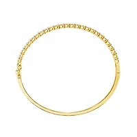 Hinged Diamond Bangle in 10K Yellow Gold (1.00 ct tw)