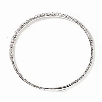 Flexible Diamond Bangle in 10K White Gold (1.50 ct tw)