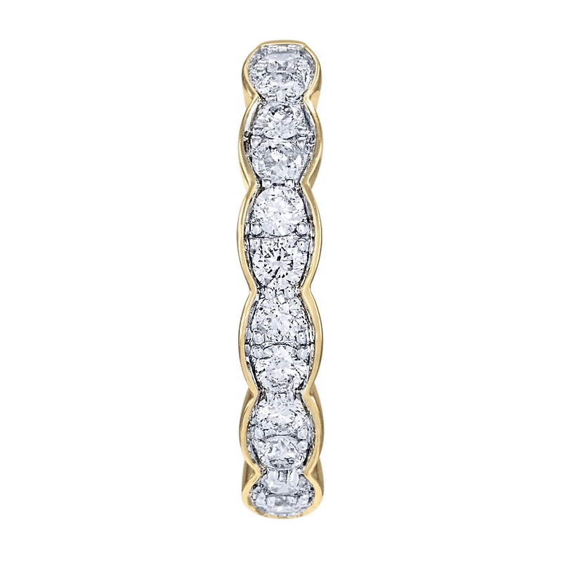 Ladies Diamond Anniversary Ring 14K Yellow Gold (0.40 ct tw)