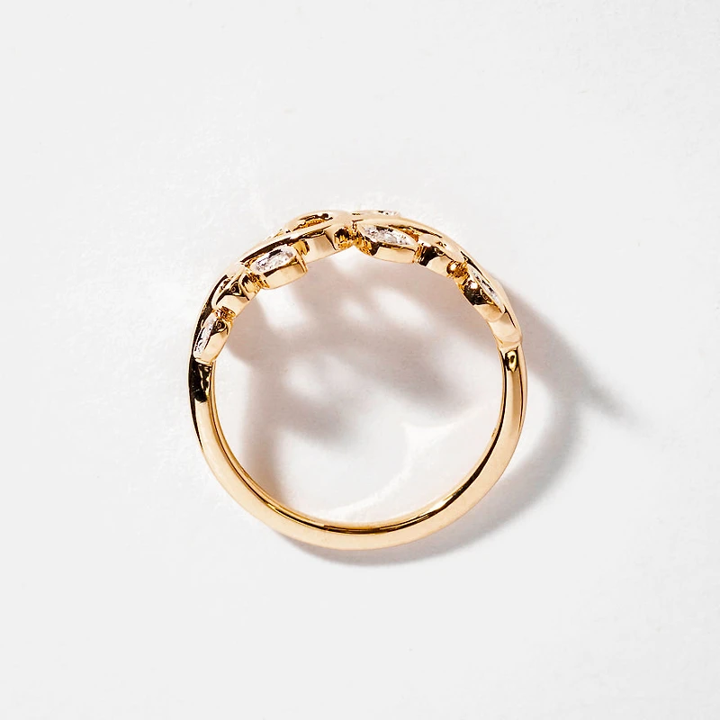 Vine Ring 10K Yellow Gold (0.10 ct tw)