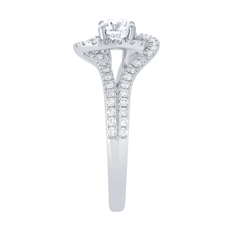 Diamond Engagement Ring 14K White Gold (1.00 ct tw)