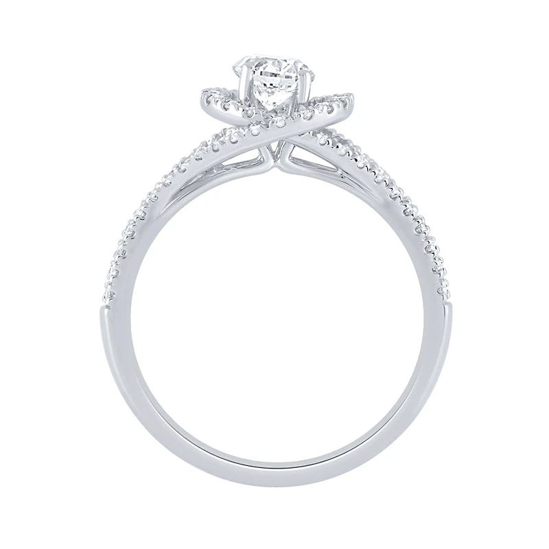 Diamond Engagement Ring 14K White Gold (1.00 ct tw)