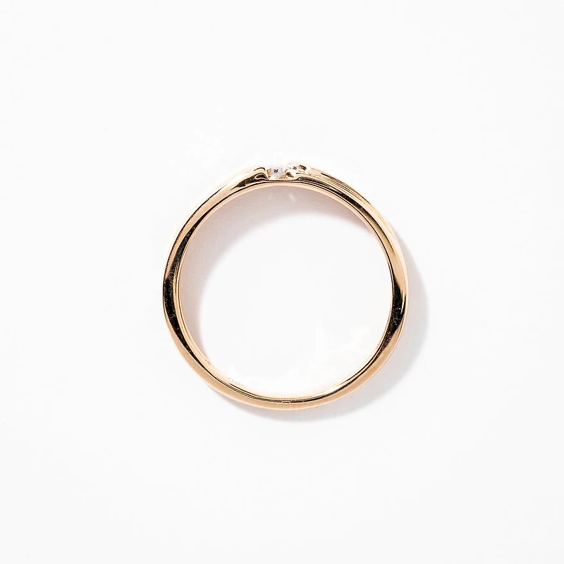 Ladies Diamond Wedding Band 10K Yellow Gold (0.03 ct tw)
