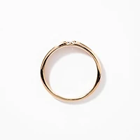 Ladies Diamond Wedding Band 10K Yellow Gold (0.03 ct tw)