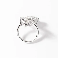 Diamond Dinner Ring 10K White Gold (1.50 ct tw)