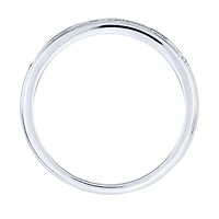 Miracle Mark Double Row Diamond Anniversary Band 10K White Gold (0.