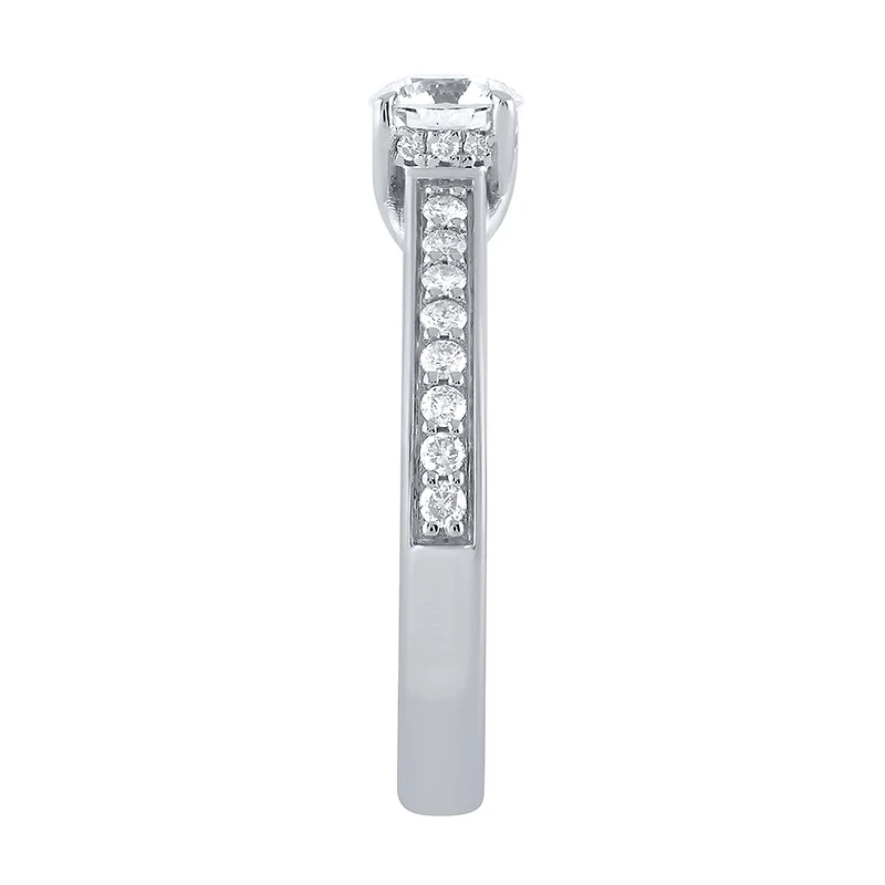 Diamond Engagement Ring 14K White Gold (0.75 ct tw)