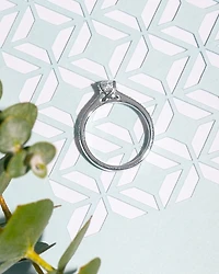 Diamond Engagement Ring 14K White Gold (0.75 ct tw)