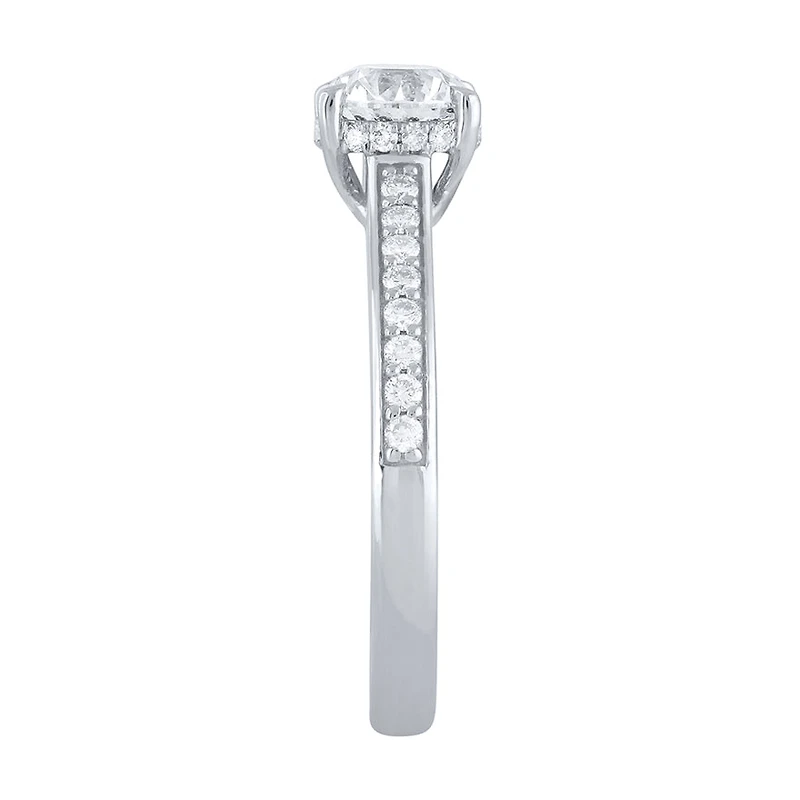 Diamond Engagement Ring 14K White Gold (1.15 ct tw)