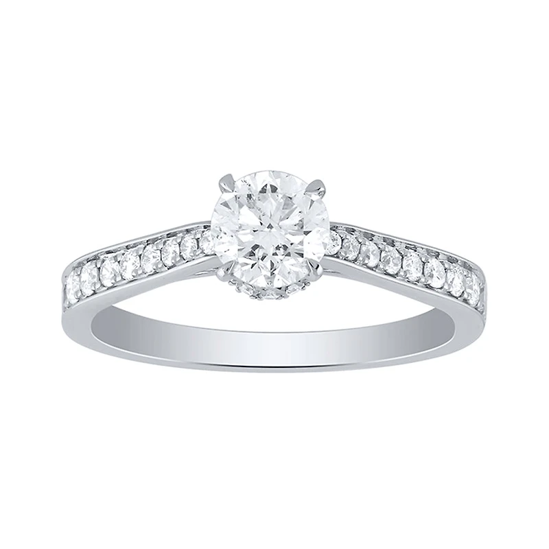 Diamond Engagement Ring 14K White Gold (1.00 ct tw)