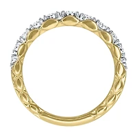 Diamond Anniversary Band 10K Yellow and White Gold (0.40 ct tw)
