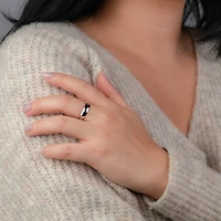 Low Dome Comfort Fit Wedding Band 14K White Gold (5MM)