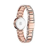 Citizen Eco-Drive Silhouette Crystal Rose Gold Tone | EM0843-51D