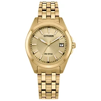 Citizen Eco-Drive Peyten Gold Tone Ladies Watch | EO1222-50P