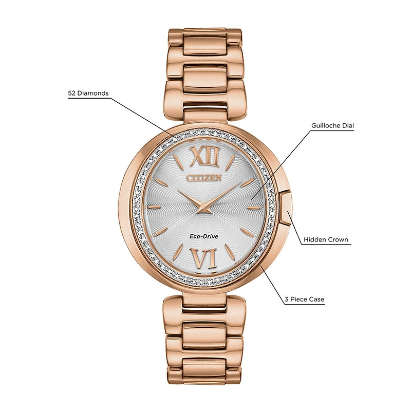 Citizen Capella Ladies Eco-Drive Watch | EX1503-54A