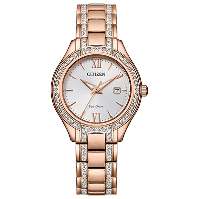Citizen Silhouette Crystal Ladies Eco-Drive Watch | FE1233-52A