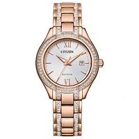 Citizen Silhouette Crystal Ladies Eco-Drive Watch | FE1233-52A