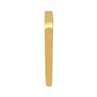 10K Yellow Gold Solitaire Diamond Promise Ring (0.06 ct tw)