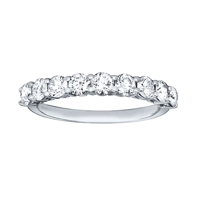 14K White Gold Canadian Diamond Anniversary Ring (1.00 ct tw)