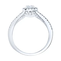 10K White Gold Diamond Engagement Ring (0.41 ct tw)