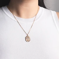 Sun Talisman Pendant in 10K Yellow Gold