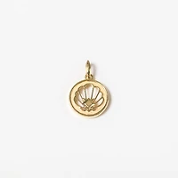 Shell Talisman Pendant in 10K Yellow Gold