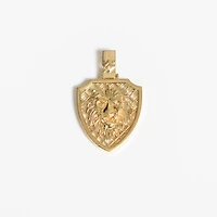 Lion Talisman Pendant in 10K Yellow Gold