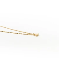 Triangle Gold Pendant in 10K Yellow Gold