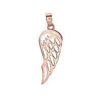 Angel Wing Pendant in 10K Rose Gold