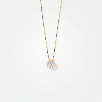 Diamond Necklace in 14K Yellow Gold (0.50 ct tw)