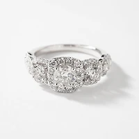 Diamond Engagement Ring 14K White Gold (1.50 ct tw)
