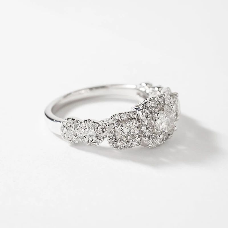 Diamond Engagement Ring 14K White Gold (1.50 ct tw)