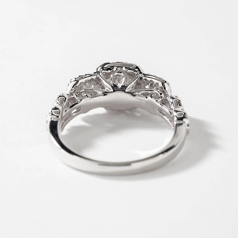 Diamond Engagement Ring 14K White Gold (1.50 ct tw)