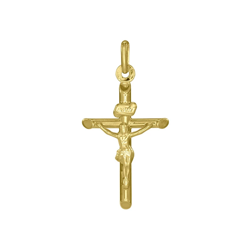 10K Yellow Gold Crucifix Cross Pendant