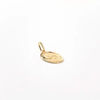 10K Yellow Gold Saint Christopher Medal Charm