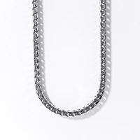 3mm Silver Square Franco Chain (22")