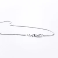 1.00 Diamond Cut Wheat Chain in 10K White Gold (18")