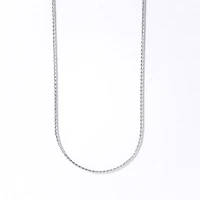 1.00 Diamond Cut Wheat Chain in 10K White Gold (18")